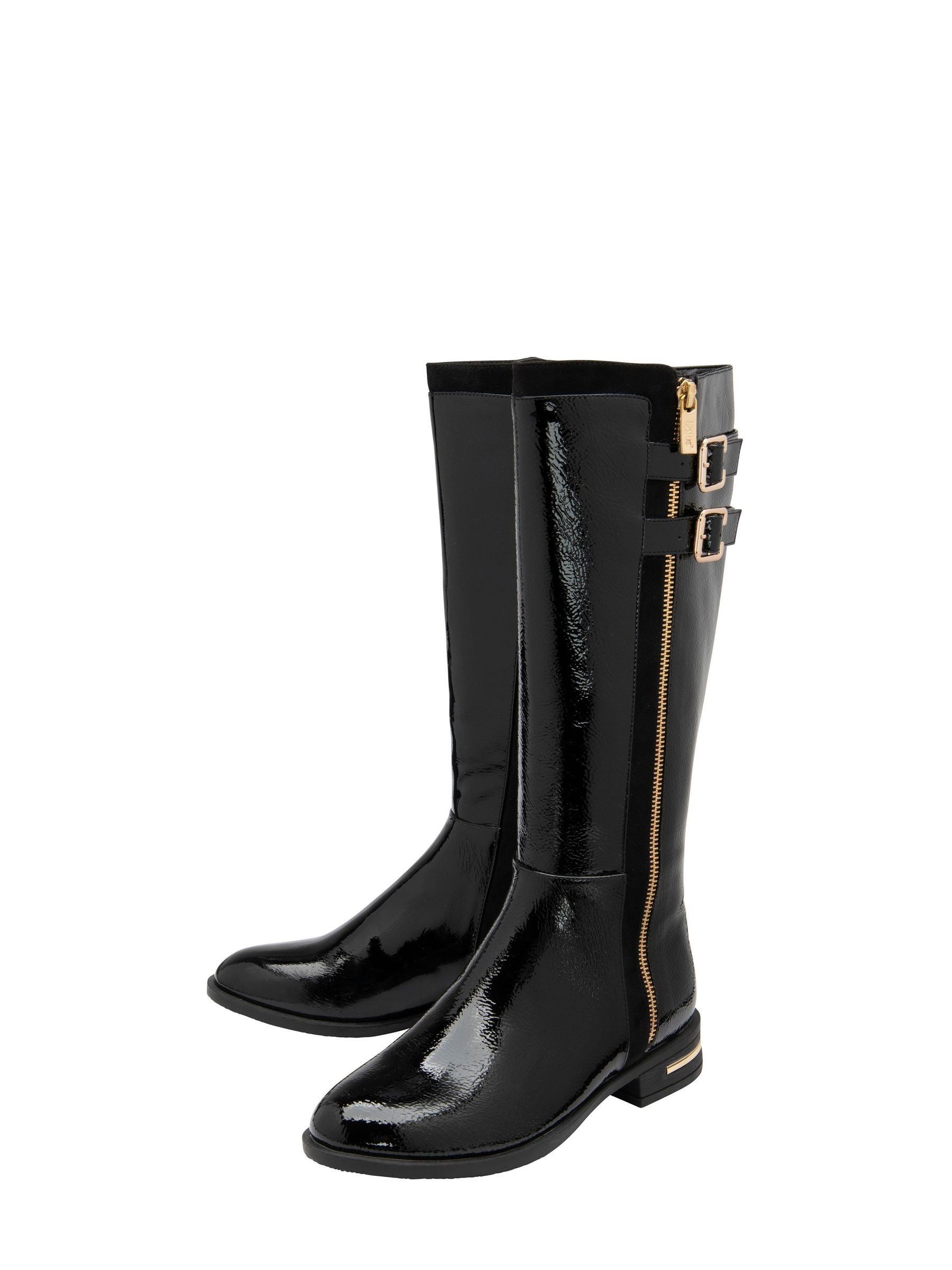 Next black patent boots outlet