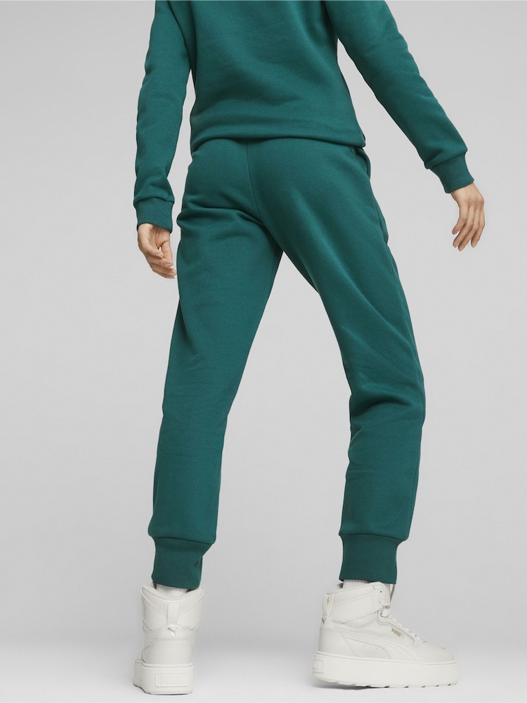 Puma Green Essentials Womens Sweat Joggers - Image 2 of 7