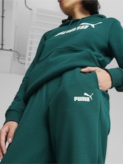 Puma Green Essentials Womens Sweat Joggers - Image 4 of 7
