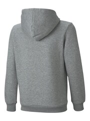 Puma Grey Youth Essentials Big Logo Hoodie - Image 2 of 2