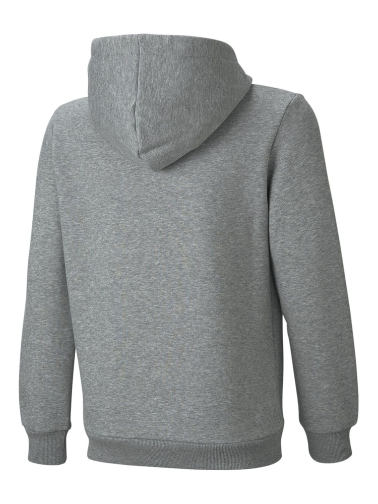 Puma Grey Youth Essentials Big Logo Hoodie - Image 2 of 2