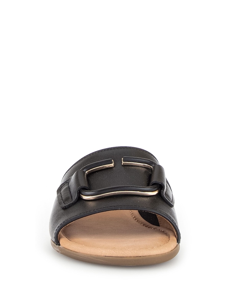 Gabor Wide Fit Flora Leather Sandals - Image 5 of 5
