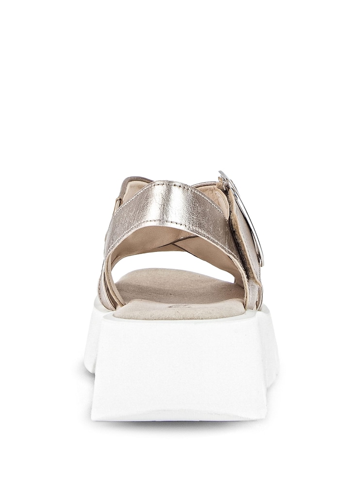 Gabor Metallic Daphne Sandals - Image 5 of 5 Gabor Metallic Daphne Sandals - Image 5 of 5