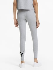 بنطلون ضيق للنساء من القطن 100% بتصميم مزين بشعار من تشكيلة Essentials من Puma - Image 2 of 6