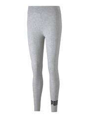 بنطلون ضيق للنساء من القطن 100% بتصميم مزين بشعار من تشكيلة Essentials من Puma - Image 4 of 6