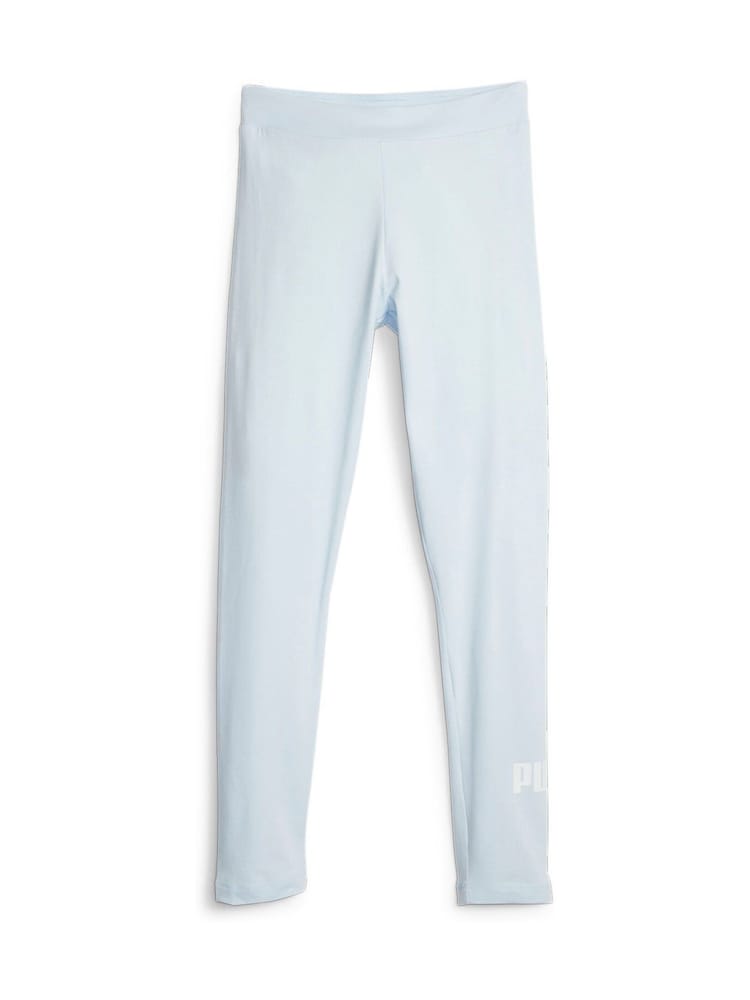 Puma Blue 100% Cotton Essentials Logo Youth Leggings - Image 2 of 2