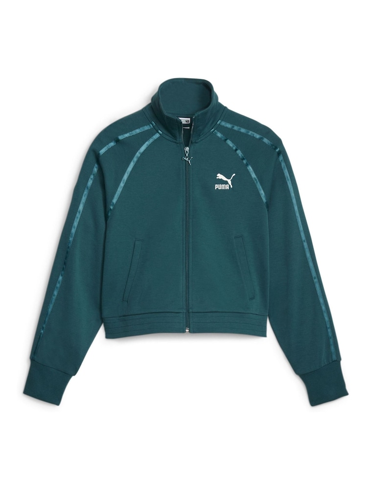 Puma Green T7 Womens Track Jacket - Image 1 of 2