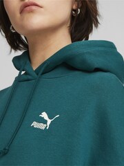 Verde - Sudadera con capucha extragrande de mujer de Puma - Imagen 4 de 7