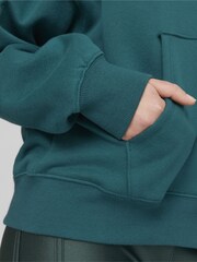 Verde - Sudadera con capucha extragrande de mujer de Puma - Imagen 5 de 7