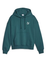Verde - Sudadera con capucha extragrande de mujer de Puma - Imagen 6 de 7