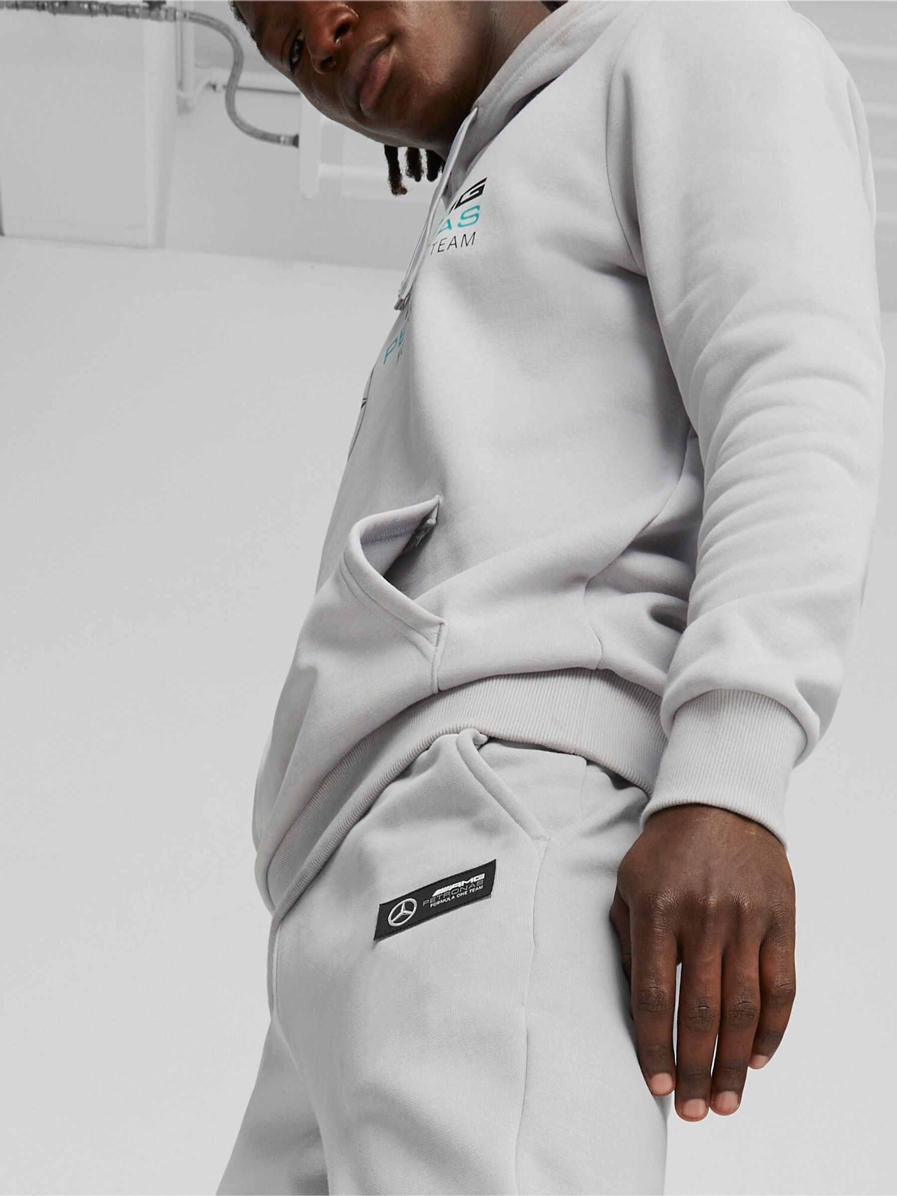Buy Puma Grey Mens Mercedes-AMG PETRONAS Motorsport Sweat Joggers