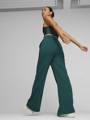 Puma Green Classics Women's Relaxed Sweat Joggers - Image 3 of 9