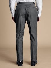 Charles Tyrwhitt Grey Stripe Slim Fit Morning Suit Trousers - Image 2 of 2
