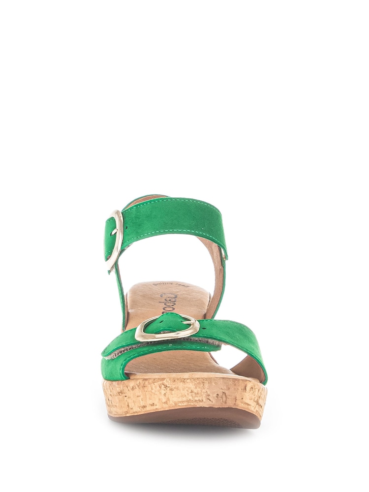 Gabor Green Fantastica Verde Suede Sandals - Image 5 of 5 Gabor Green Fantastica Verde Suede Sandals - Image 5 of 5