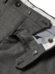 Charles Tyrwhitt Grey Slim Fit Smart Italian Luxury Trousers - Image 5 of 5
