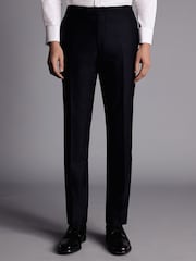 Charles Tyrwhitt Black Chrome Slim Fit Dinner Suit Trosusers - Image 1 of 3