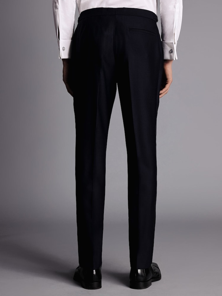 Charles Tyrwhitt Black Chrome Slim Fit Dinner Suit Trosusers - Image 2 of 3