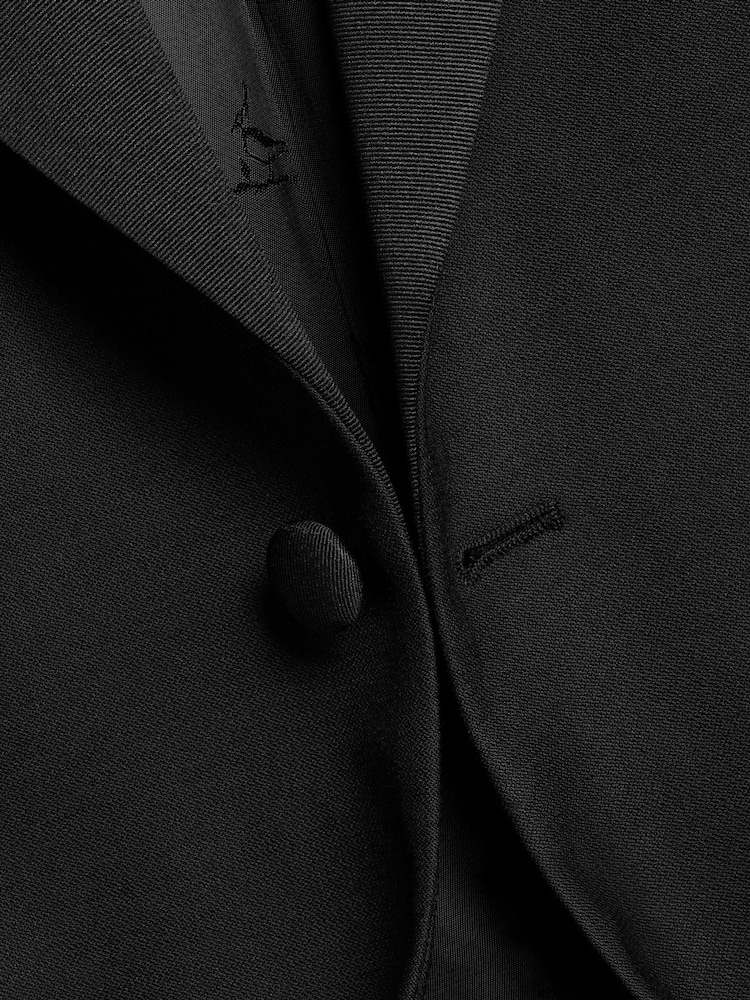 Charles Tyrwhitt Black Chrome Slim Fit Dinner Suit Trosusers - Image 3 of 3