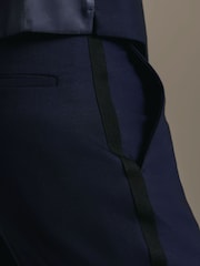 Czarny chromowany - Spodnie garniturowe o dopasowanym kroju Charles Tyrwhitt - Obraz 5 z 5
