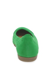 Gabor Ruffle Suede Ballerina Style Shoes - Image 5 of 5