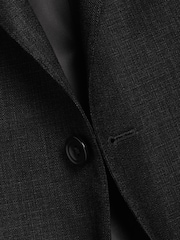Charles Tyrwhitt Grey Slim Fit Italian Luxury Suit: Jacket - Image 5 of 5