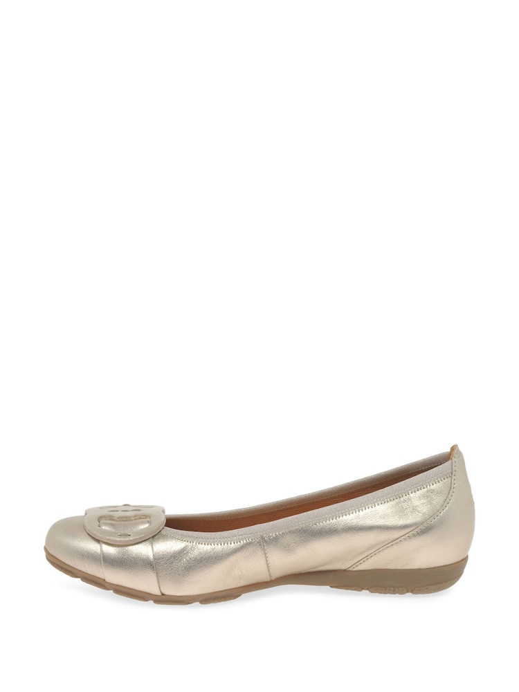 Gabor Rosta Ballerina Leather Shoes - Image 2 of 5