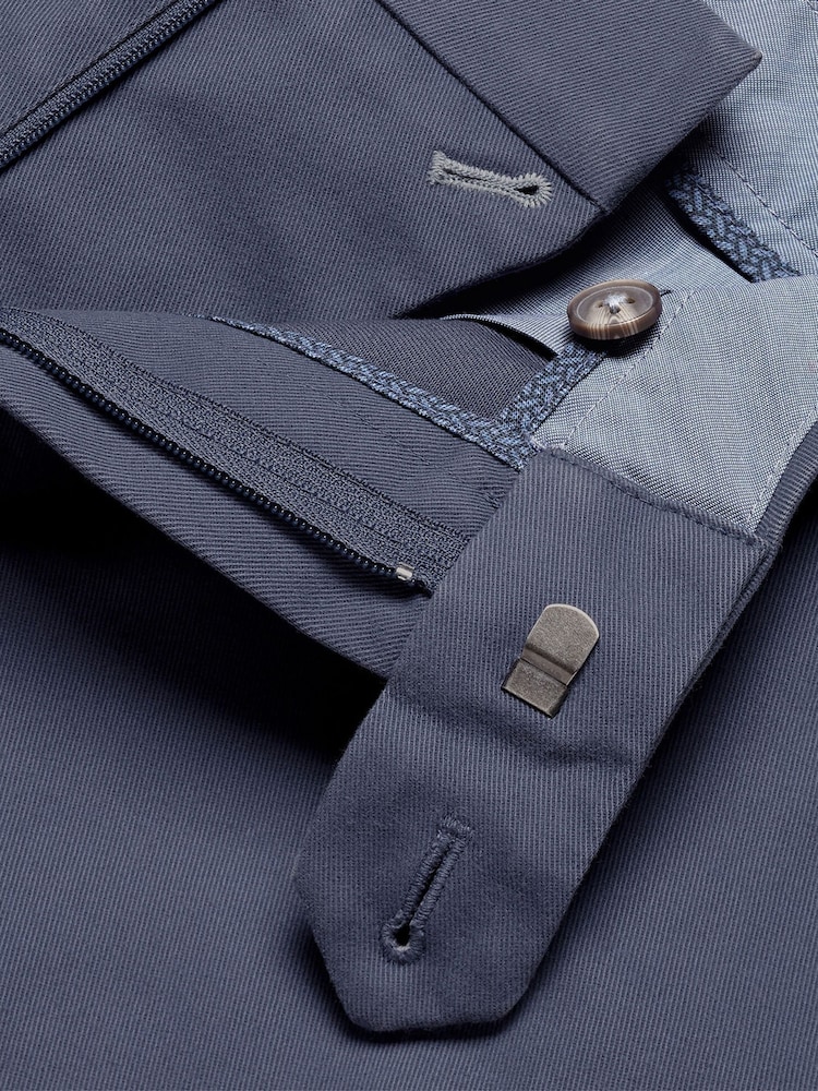 Charles Tyrwhitt Blue Steel Slim Fit Ultimate non-iron Chino Trousers - Image 5 of 5