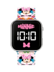 Peers Hardy Natural Minnie Mouse Printed LED Watch - Image 1 of 3