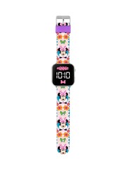 Peers Hardy Natural Minnie Mouse Printed LED Watch - Image 2 of 3