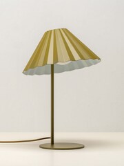 Houseof. Green The Pleat Table Lamp by Emma Gurner - Image 2 of 5