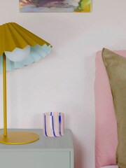 Houseof. Green The Pleat Table Lamp by Emma Gurner - Image 5 of 5