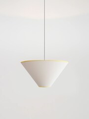 Houseof. White Plain Cone Ceiling Light - Image 1 of 4