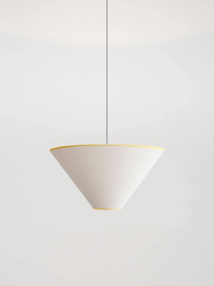 Houseof. White Plain Cone Ceiling Light - Image 1 of 4