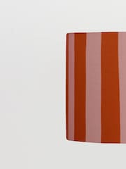 Houseof. Pink Small Stripe Print Ceiling Light - Image 2 of 4