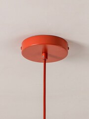 Houseof. Red The Pleat Ceiling Pendant Light by Emma Gurner - Image 3 of 5