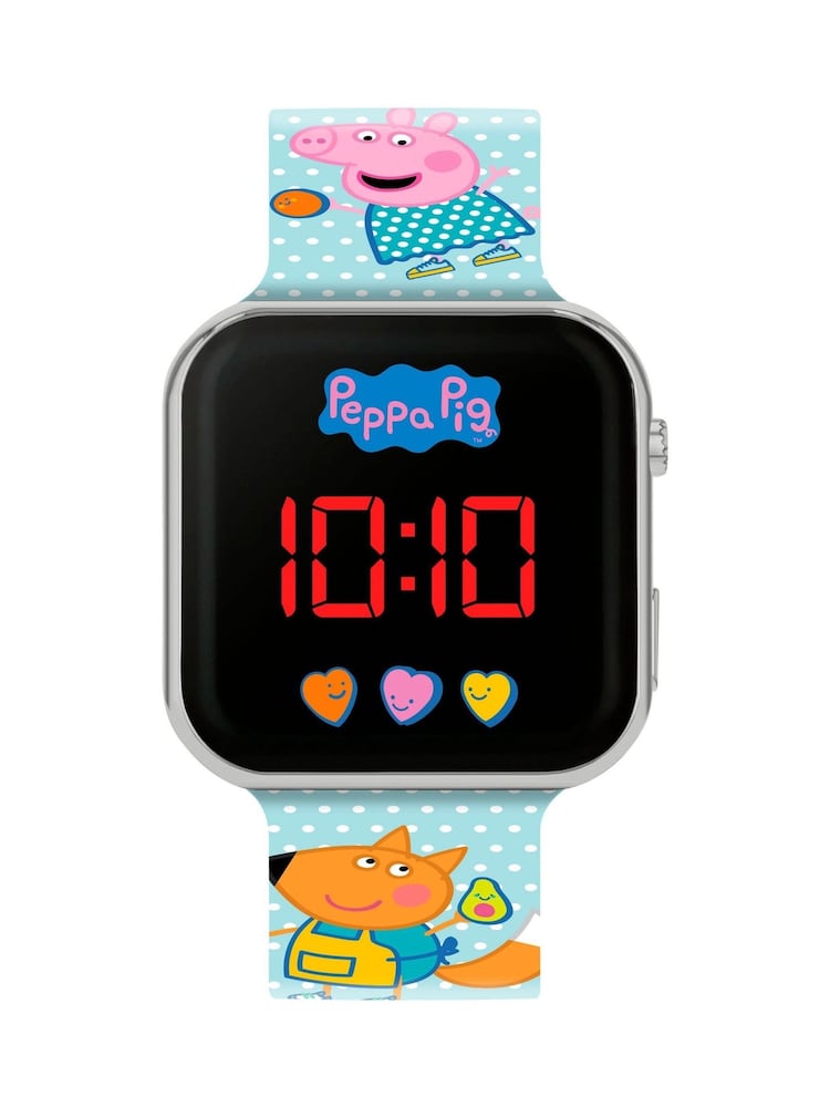 Peers Hardy Natural Hasbro Peppa Pig LED Strap Watch - Image 1 of 4