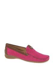 Gabor Wide Fit California Corda Nubuck Moccassins - Image 3 of 5