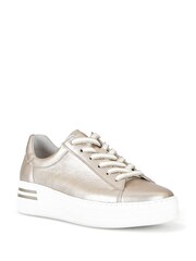 Gabor Wide Fit Gold/Silver Keystone Puder Metallic Trainers - Image 3 of 5