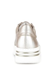 Gabor Wide Fit Gold/Silver Keystone Puder Metallic Trainers - Image 5 of 5