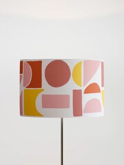 Houseof. Pink Large Tiles Print 100% Cotton Shade - Image 2 of 5