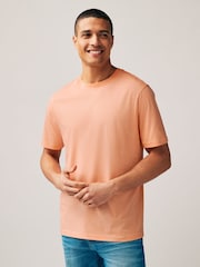 Blue/Mint Green/Pink/Light Pink/Purple/Yellow Regular Fit Essential 100% Cotton T-Shirts 6 Pack - Image 6 of 12