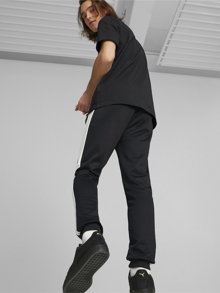Puma Black Iconic T7 Men's Track Joggers - Image 2 of 7