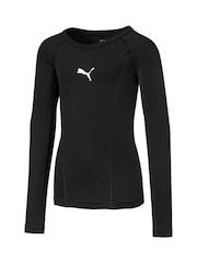 Черный - Детская футболка с длинными рукавами Puma - Image 1 of 2