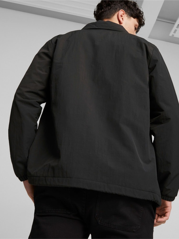 Puma Black Classics Mens Coach Jacket - Image 2 of 7