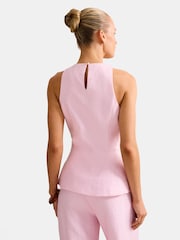 Forever New Pink Pure Linen Liliana Top - Image 2 of 5