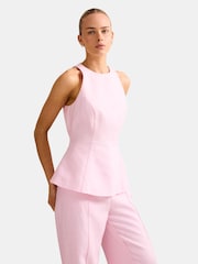 Forever New Pink Pure Linen Liliana Top - Image 4 of 5