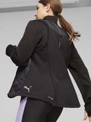 Puma Black Womens Run Cloud Spun Padded Running Gilet - Image 2 of 7