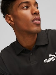 أسود - قميص بولو بيكيه رجالي أساسي من Puma - صورة 4 من 7
