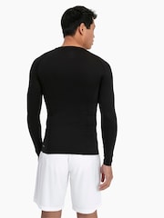 Puma Black Baselayer Long Sleeve Mens T-Shirt - Image 2 of 6