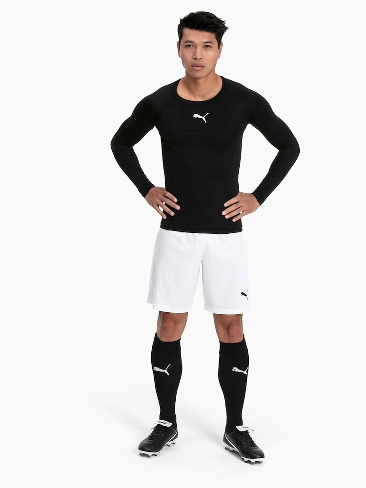 Puma Black Baselayer Long Sleeve Mens T-Shirt - Image 3 of 6